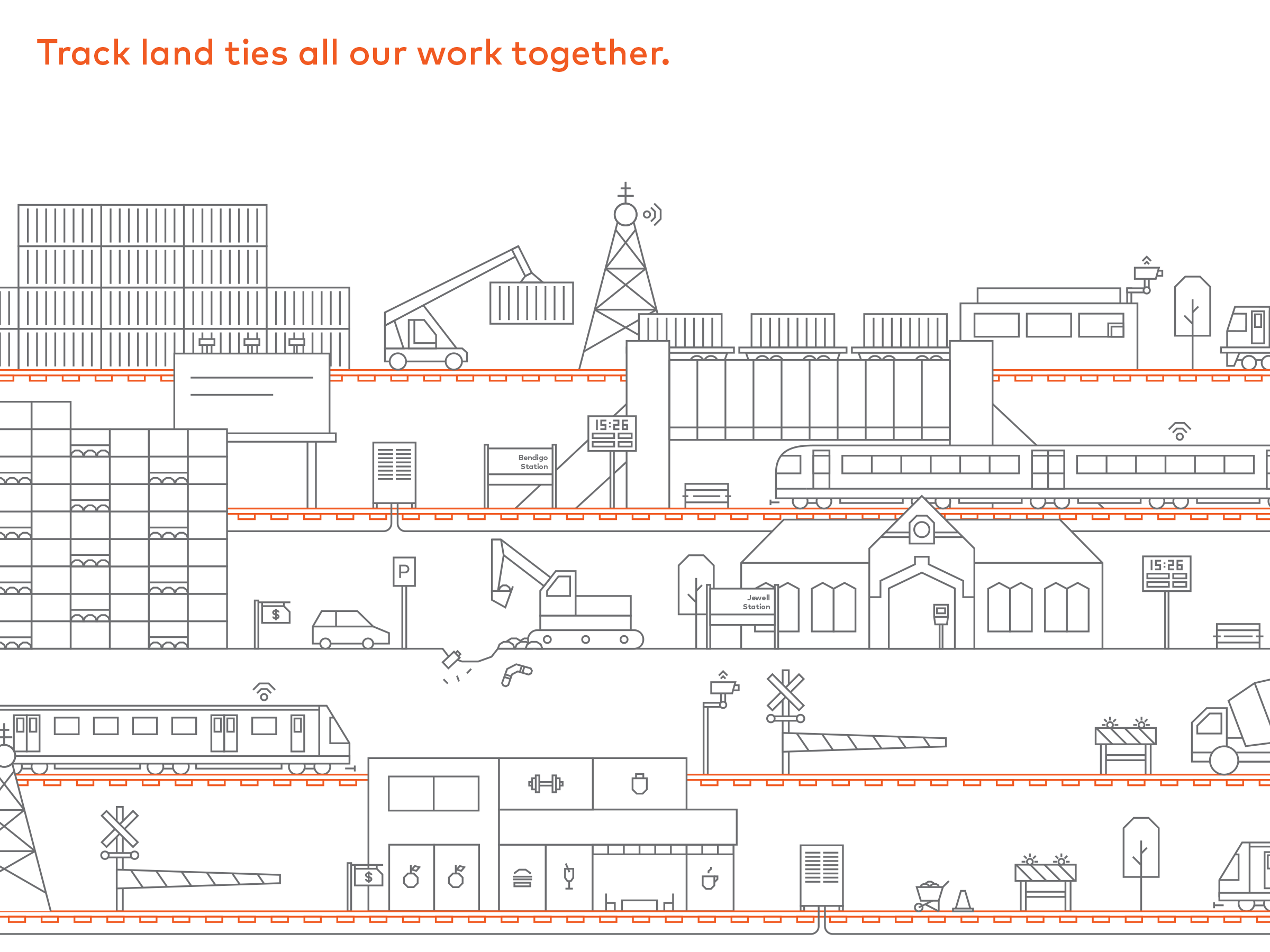 Self-titled Victrack Branding Illustration 2