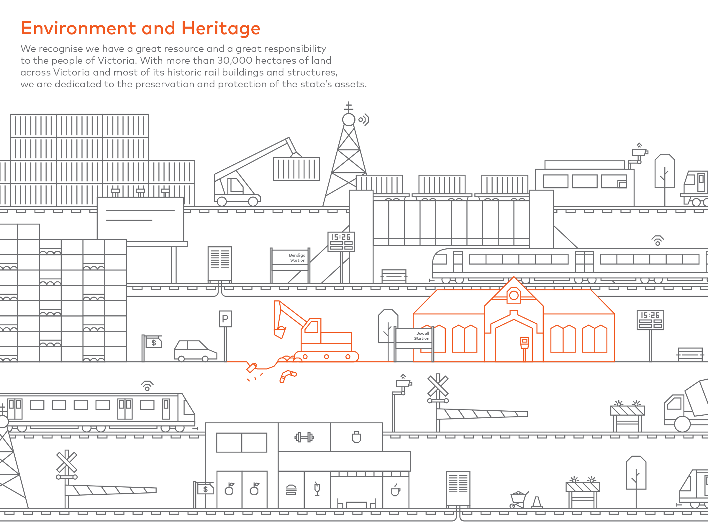 Self-titled Victrack Branding Illustration 3