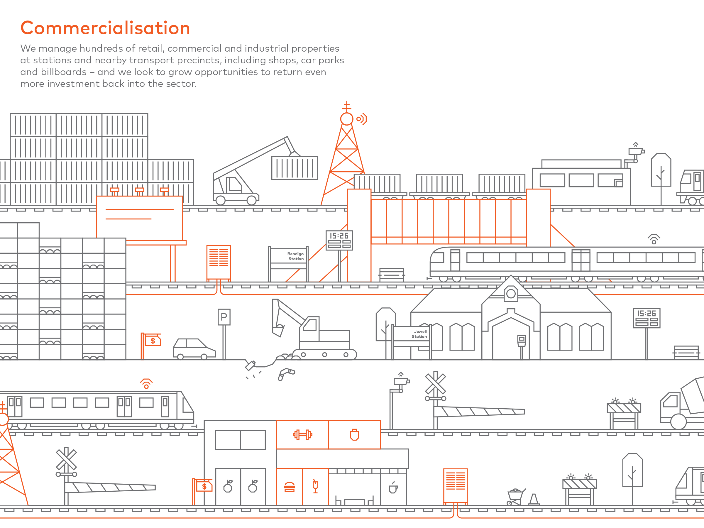 Self-titled Victrack Branding Illustration 7