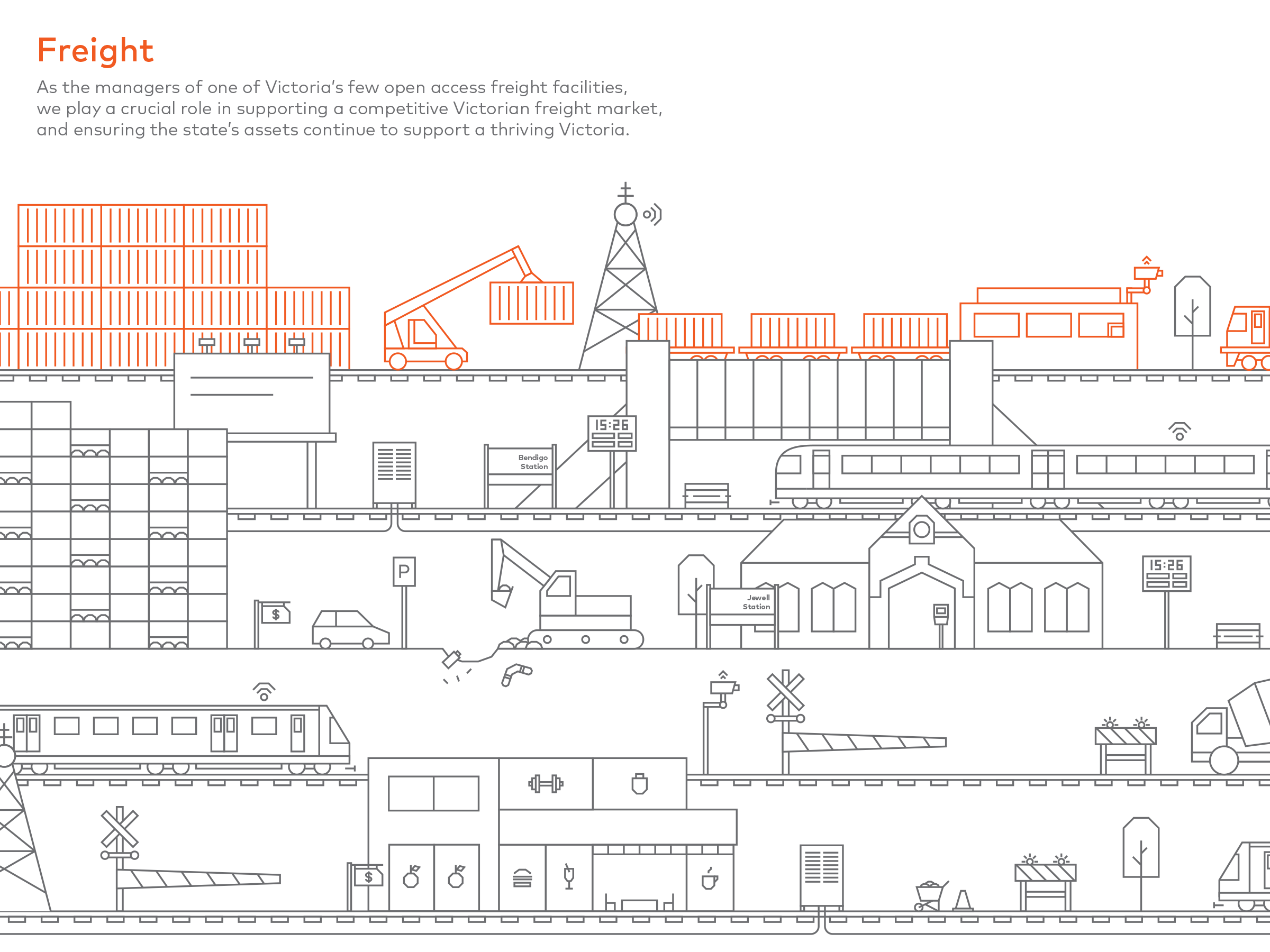 Self-titled Victrack Branding Illustration 8