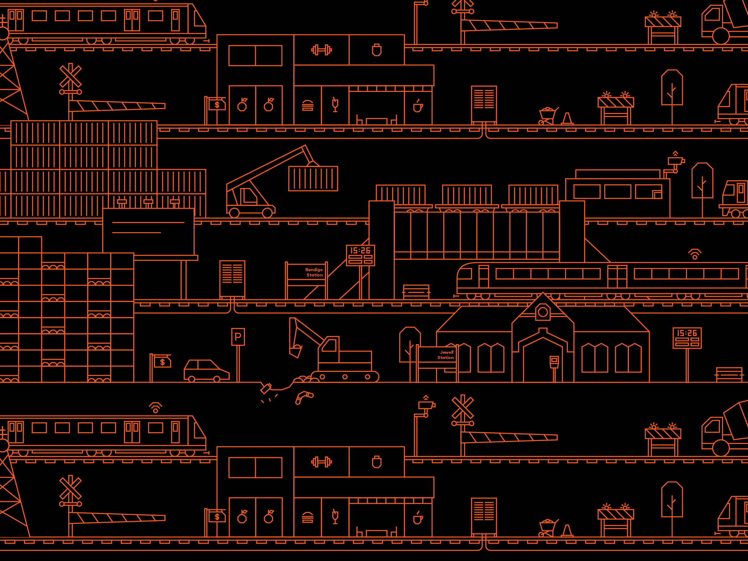 Self-titled Victrack Branding Illustration Hero 4