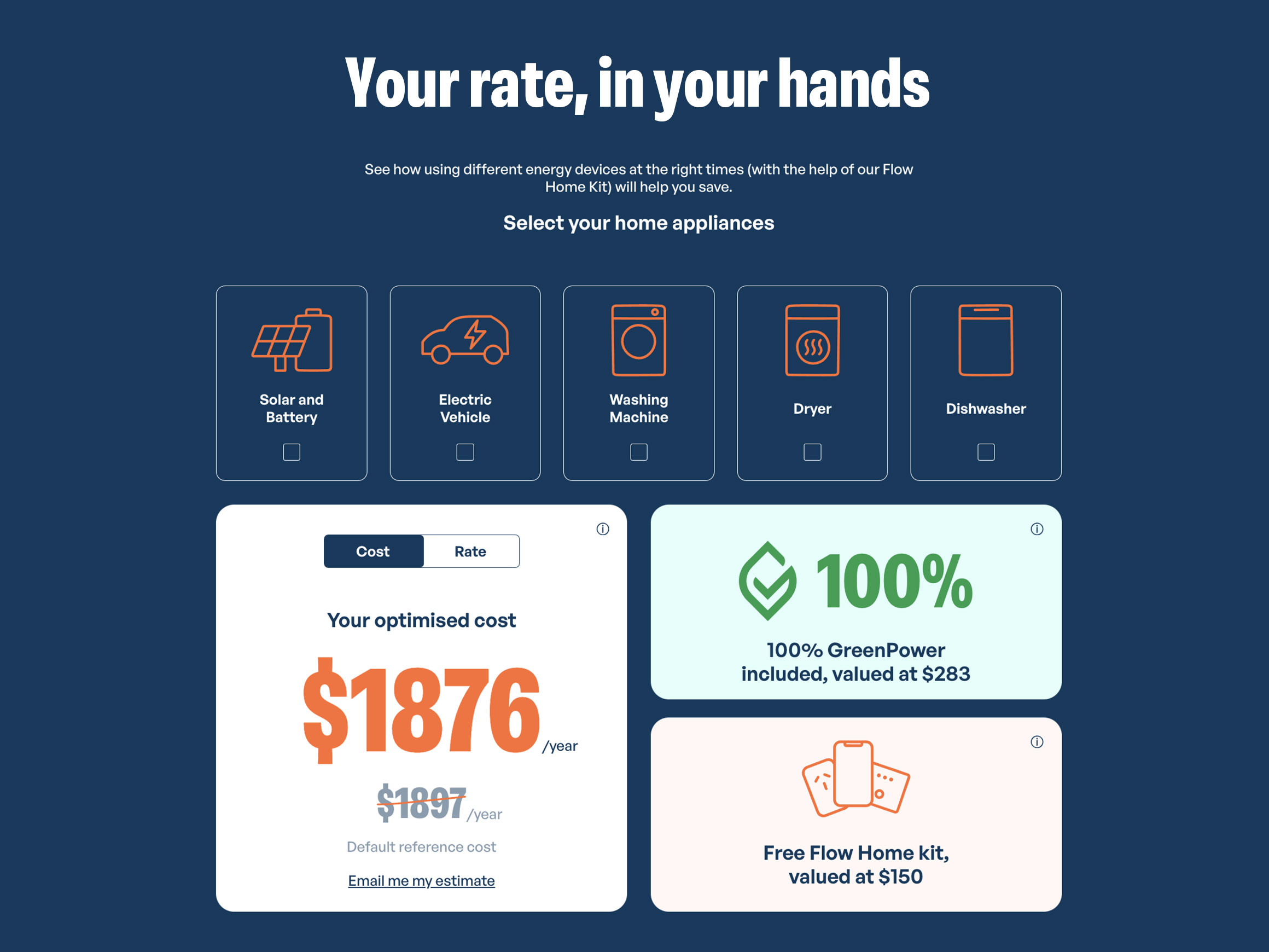 Self-titled Flow Power Quote Tool 1