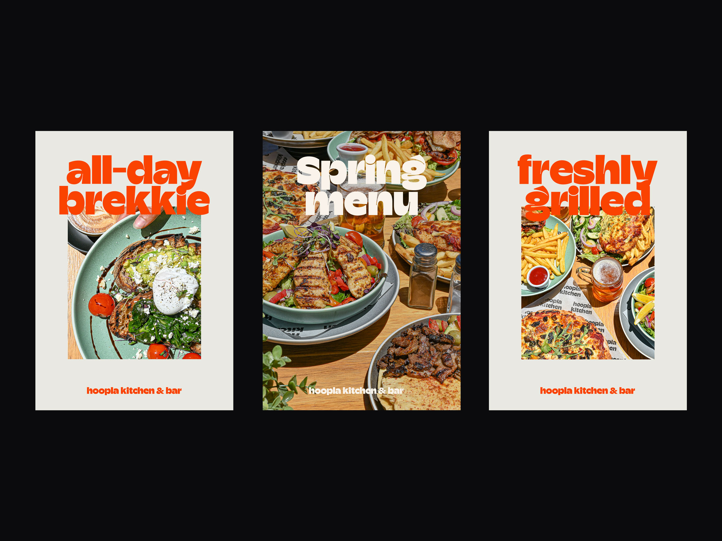 Self-titled Hoopla Menus