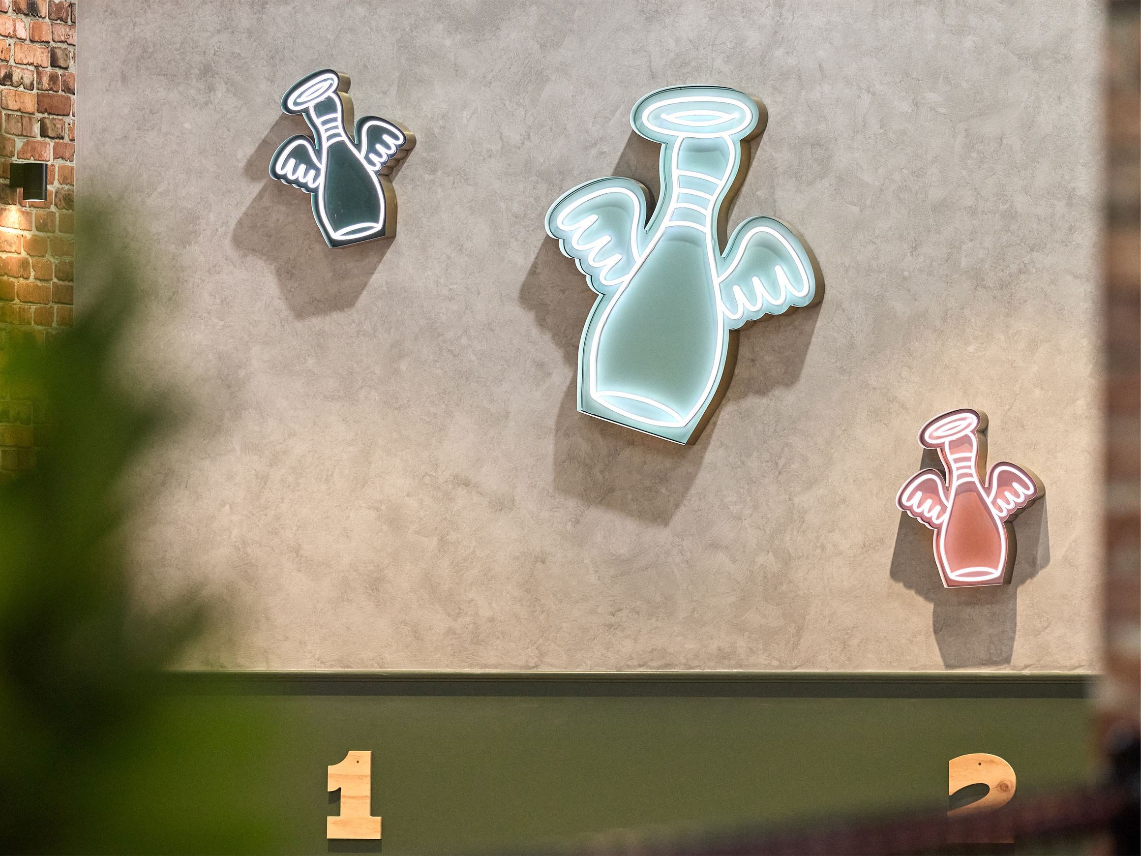 Self-titled Hoopla Signage Bowling Pin