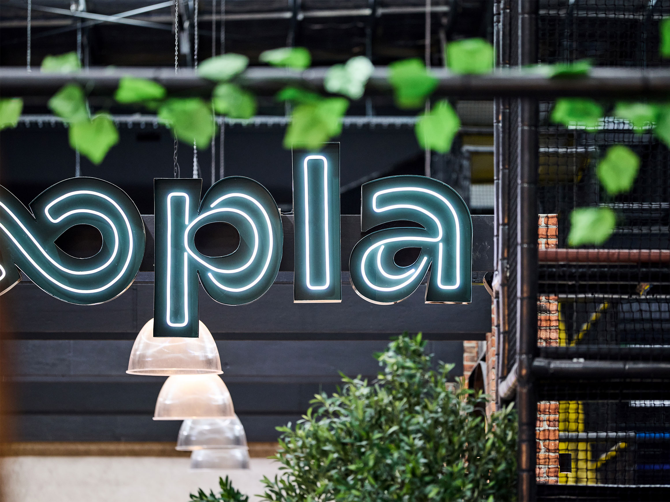 Self-titled Hoopla Signage Hoopla Sign 1