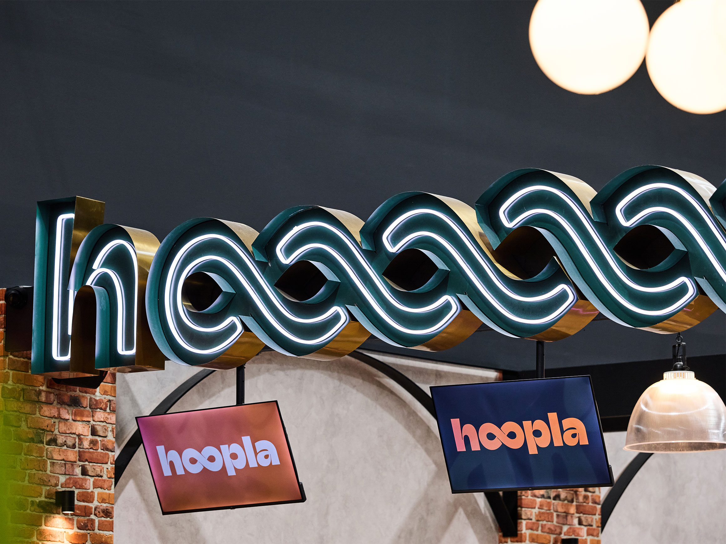 Self-titled Hoopla Signage Hoopla Sign 3