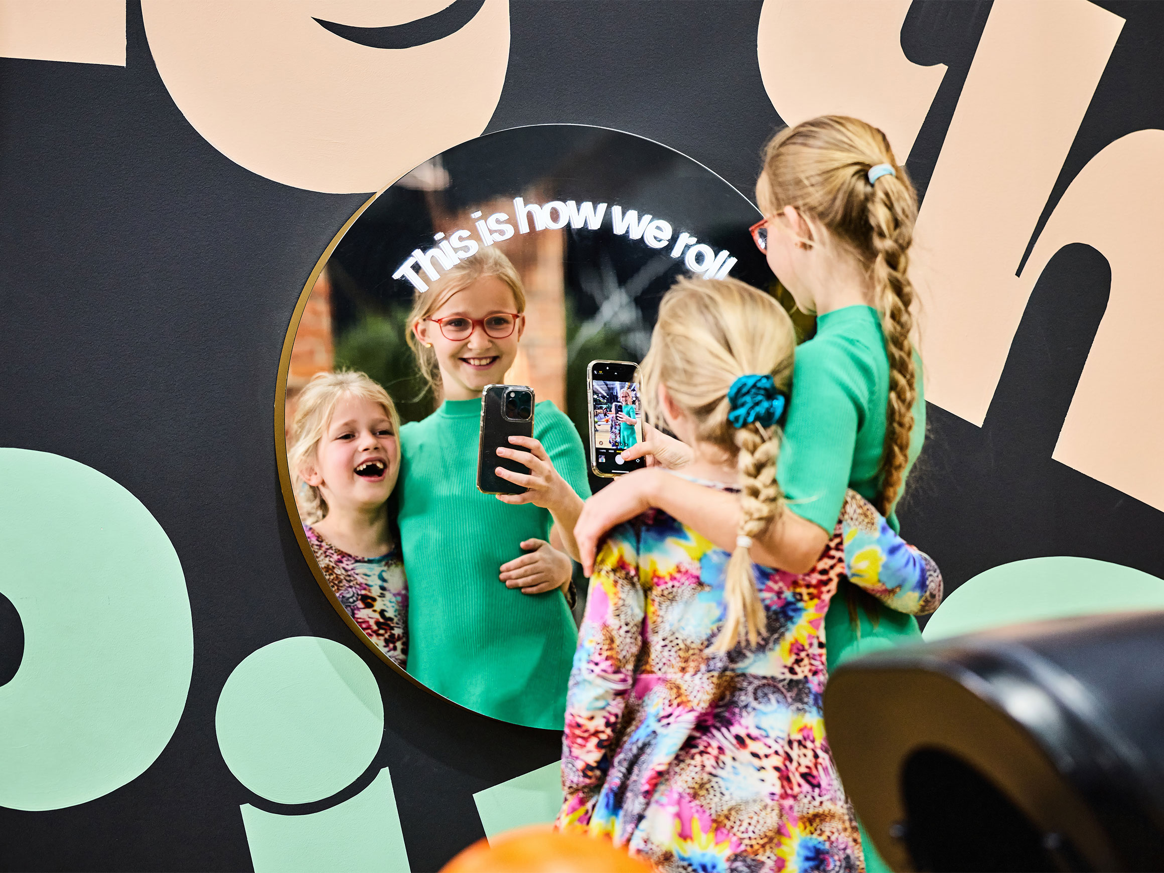 Self-titled Hoopla Signage Mirror