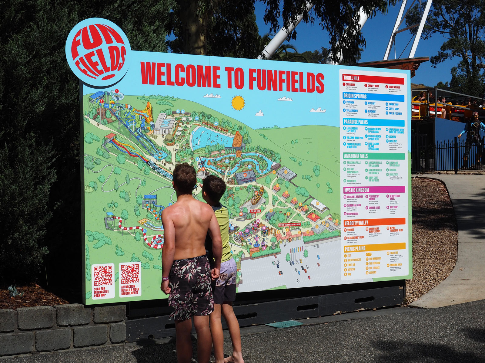 Self Titled Funfields Signage Map 1