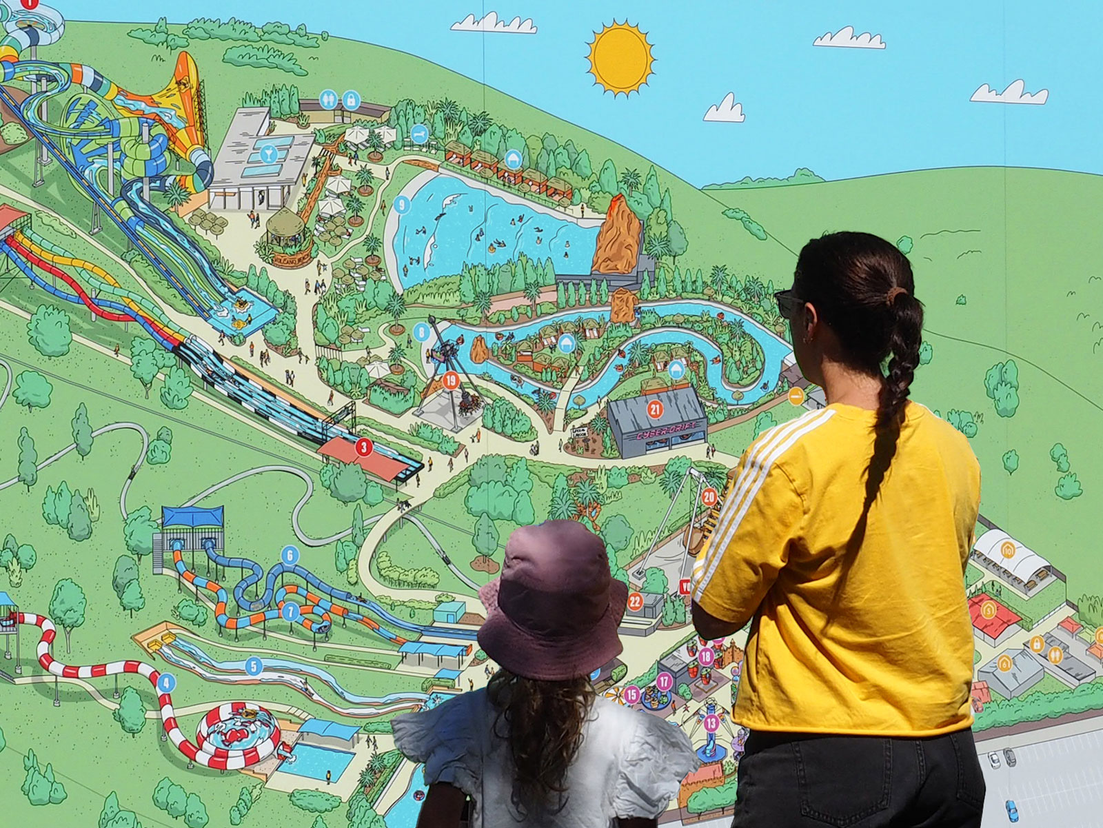 Self Titled Funfields Signage Map 2