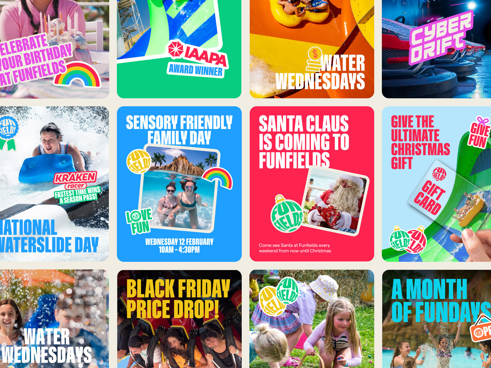 Self Titled Funfields Social Media Tiles