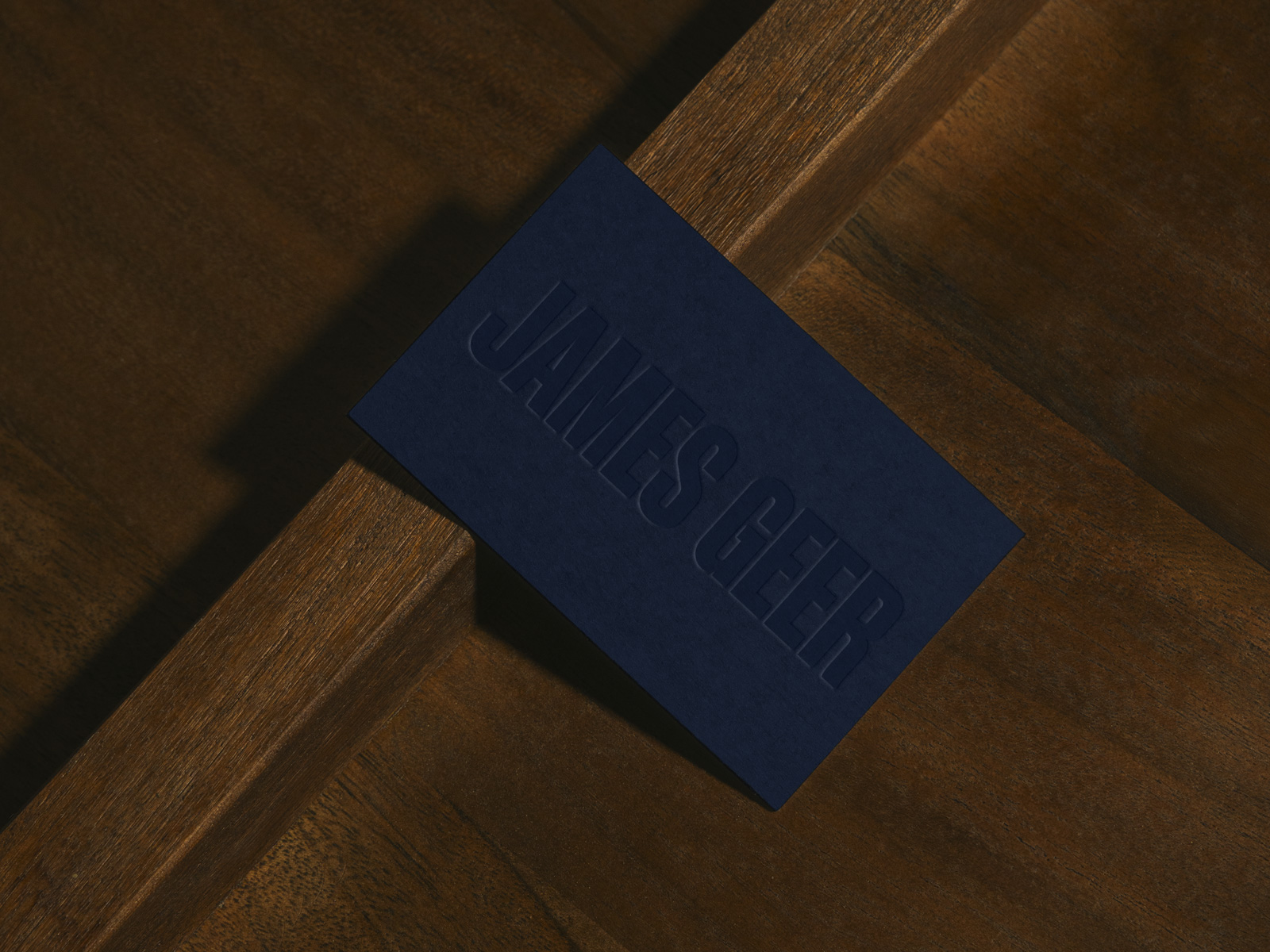 Self Titled James Geer Business Card 2